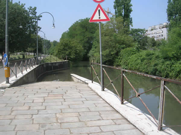 Parco Martesana. Scivolo attracco